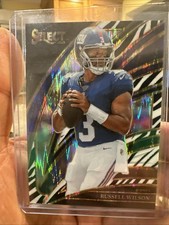 2025 Panini Select - Russell Wilson Zebra Prizm Club Level #295 SSP Case Hit
