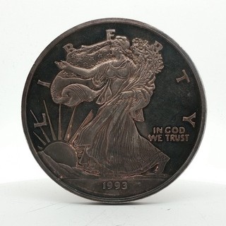 1 Troy Pound Round American Silver Eagle Design NO RESERVE!!