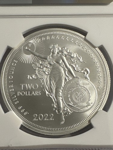 2022 Niue 1 oz Silver Icons of Inspiration: Einstein MS-70 NGC - Picture 4 of 4