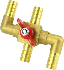 Heater Core Bypass Valve 4-way Solid Brass Automobile Integrated Manua Heater Core Bypass Valve 4-way Solid Brass Automobile Integrated Manua