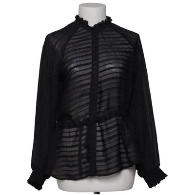 Leveté Room, Bluse, Größe: S, Schwarz, Polyester, Streifen, Damen #kMl
