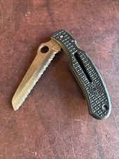 Spyderco Clipit Rescue Serrated Folding Knife AUS-8 Seki-City Japan