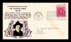 DR JIM STAMPS US COVER JOEL CHANDLER HARRIS FDC SCOTT 980 CROSBY PHOTO CACHET