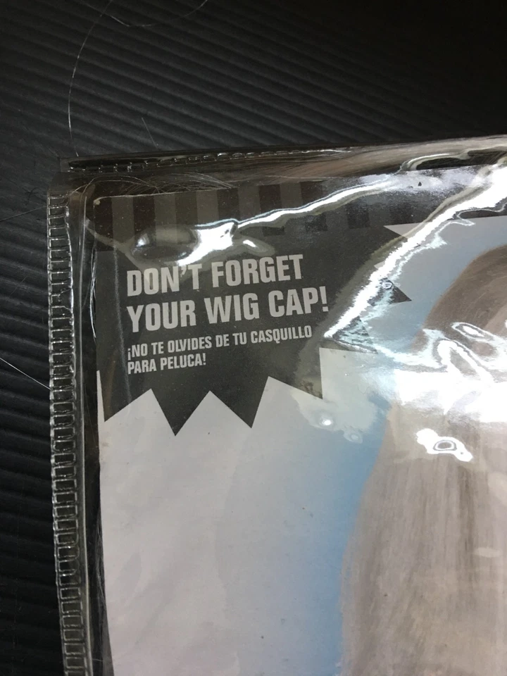 Juego de brujo incluye: juego de peluca, barba y cejas (4 piezas) - blanco, autoadhesivo Foto 3 de 4