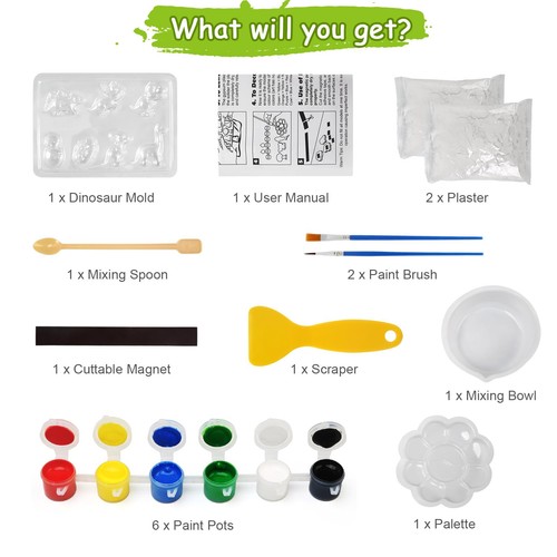 Giochi per Bambini Kit Pittura Dinosauri per Bambini DIY Giocattoli Bambino - Foto 14 di 24