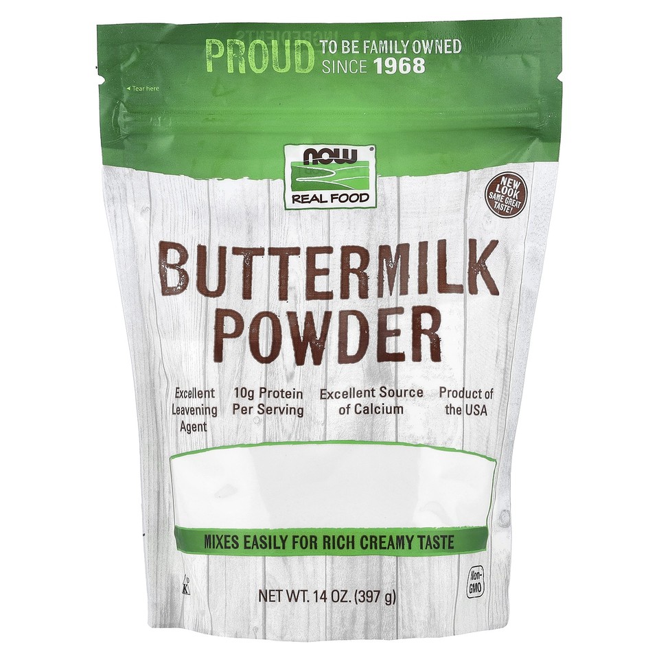 Real Food, Buttermilk Powder, 14 oz (397 g)