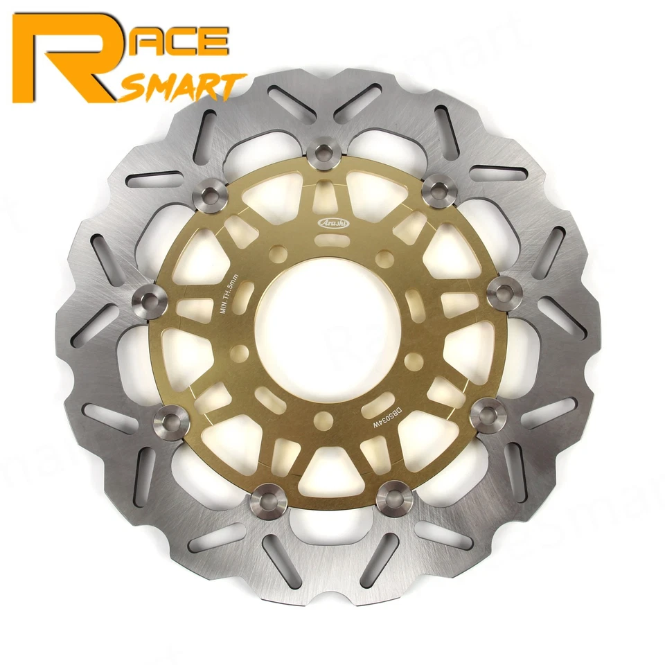 Rotores de freno delanteros para Kawasaki Ninja 650R 06-16 ZX6R 2005-2016 ZX10R 2004-2007 Foto 3 de 4