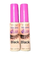 2 PACK! Prosa Mascara 4 in 1 - Treatment & Growth, Extend & Volume Black Mascara