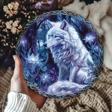 2d round Metallic Aluminium Decorative Painting, Halloween Decorative Painting,