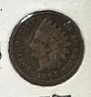 1864 US Indian Head Cent! "Bronze" Variety! Good! Old US Coin!