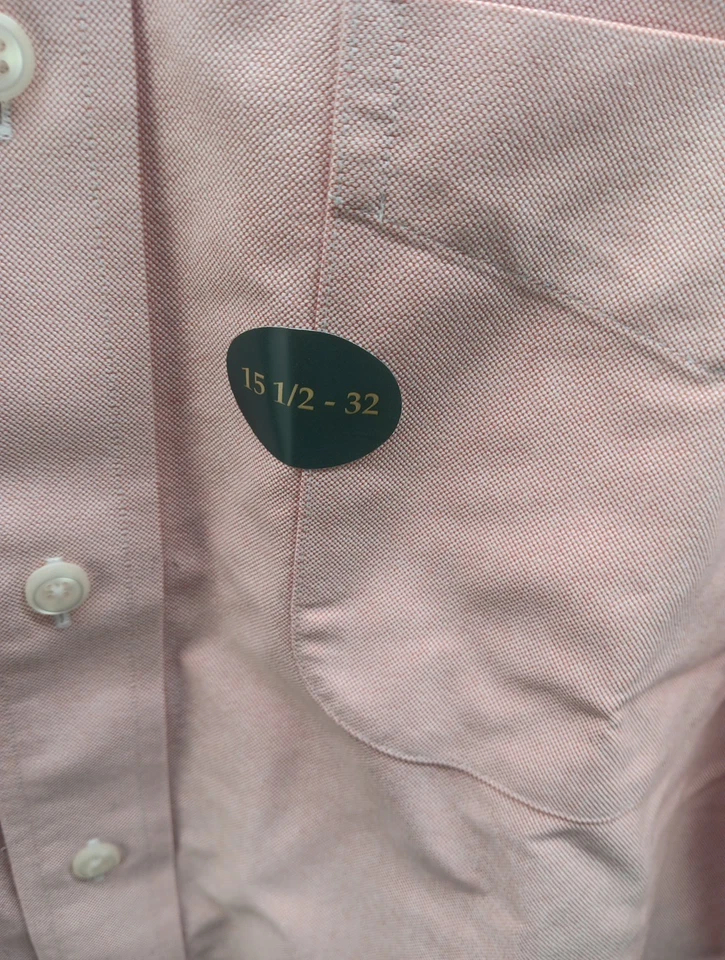 LL Bean Men's Wrinkle Free Shirt 15 1/2 X 32 New - Image 3 of 4