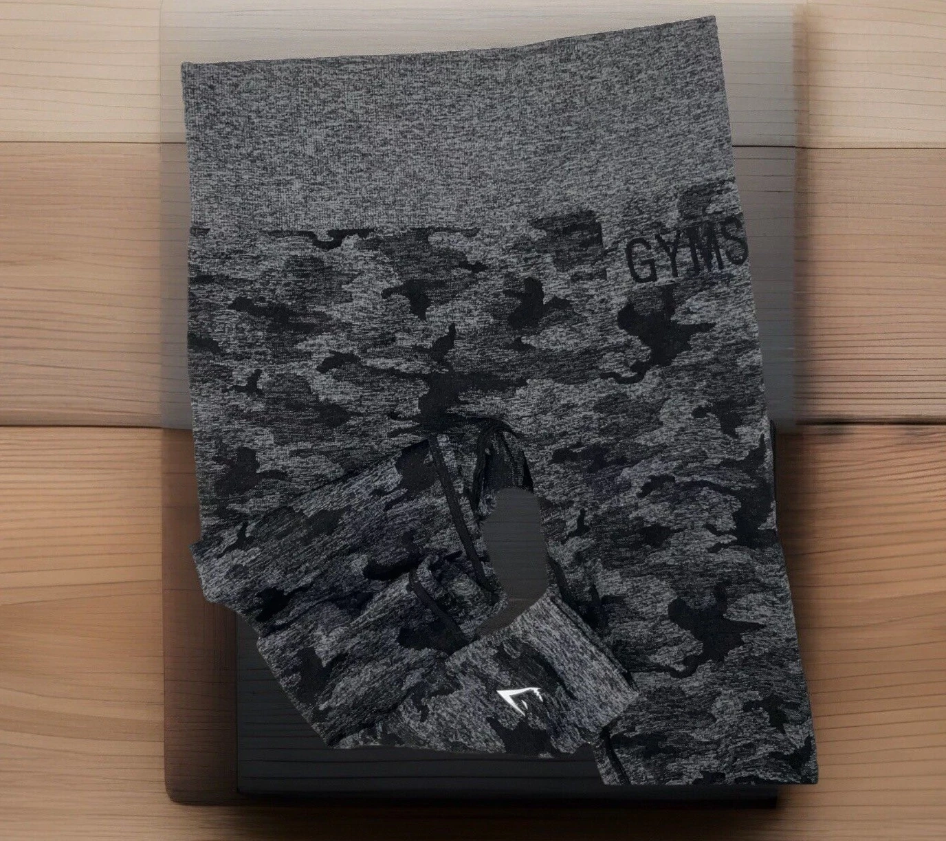 gymshark adapt camo seamless ribbed high waist leggings