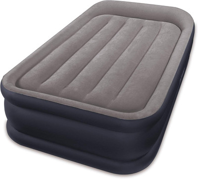 Intex Dura-Beam Standard Series Deluxe Pillow Rest Raised Airbed W/ Soft Flocked