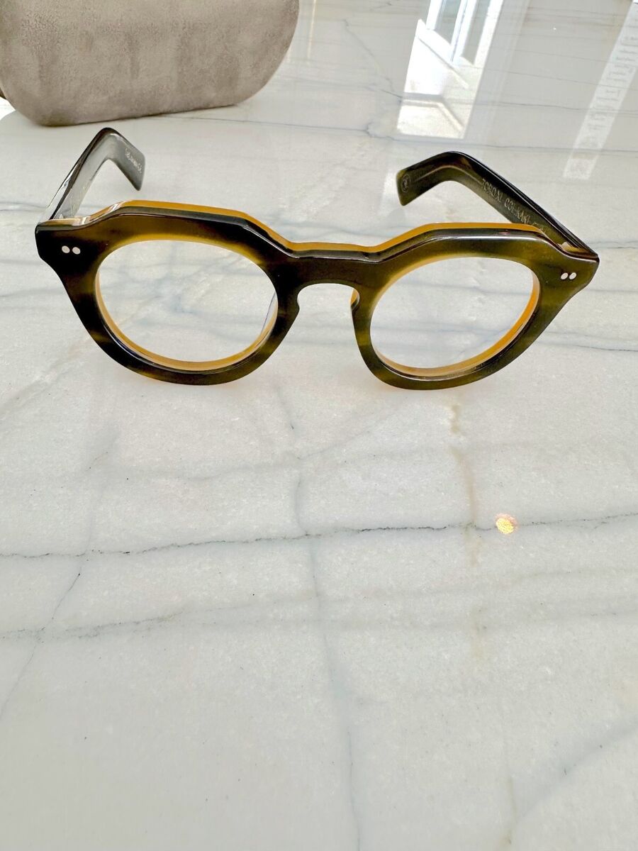 Lesca Lunetier eyeglasses Toro model Khaki color handmade | eBay Lesca Lunetier eyeglasses Toro model Khaki color handmade | eBay