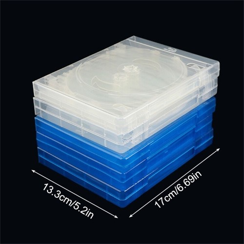 Transparent Standard DVD Case DVD Package Portables DVD Storage Box - Afbeelding 8 van 10