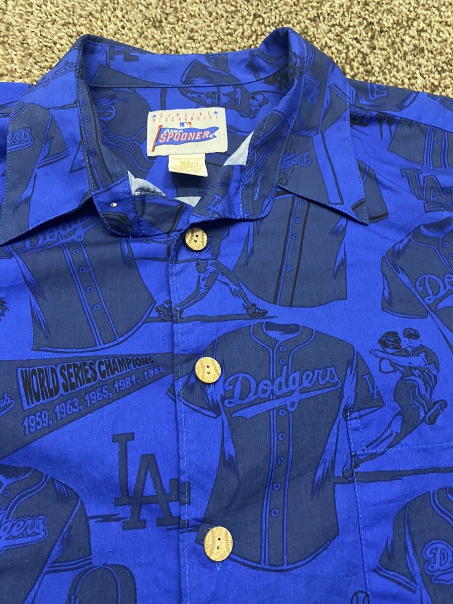 Reyn Spooner LA Dodgers シャツ S Los Angeles Dodgers Reyn Spooner Scenic Button-Up Shirt - Royal