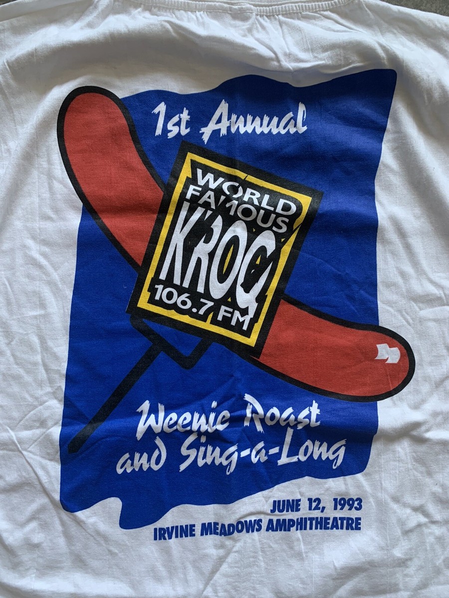 KROQ - Weenie Roast - 1993 - 1st Annual - T-shirt (large) | eBay