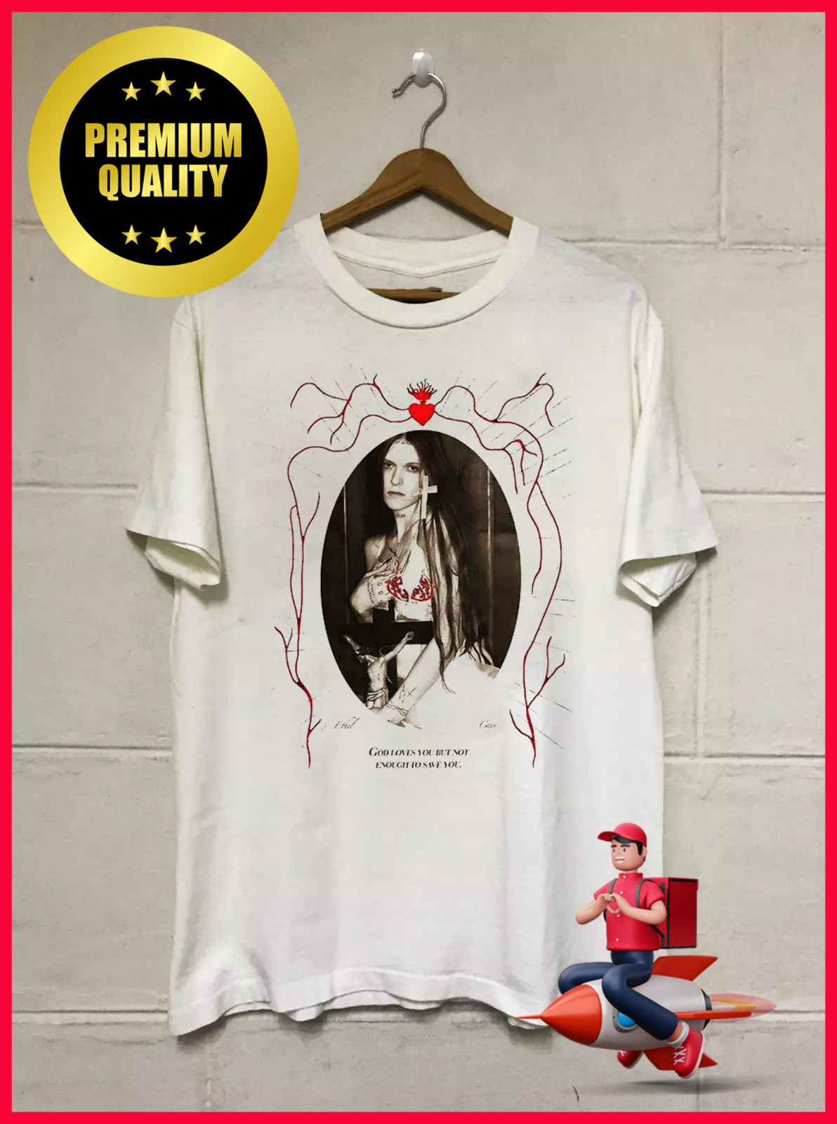 Collection Ethel Cain White T-Shirt All Size