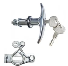 VW Volkswagen Bug Beetle T1 Engine Decklid T-Handle Lock Mechanism Kit 46-64