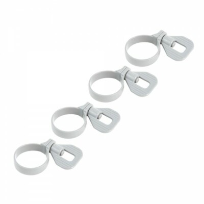 INTEX REPLACEMENT 1 1/4'' PLASTIC SWIM FILTER PUMP HOSE CONNECTOR CLAMPS 4 PK