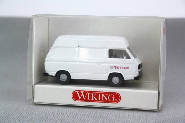 Wiking H0 1:87 Automodell Vw Transporter Telekom Weiß 294 01 Neu Nos Ovp-image