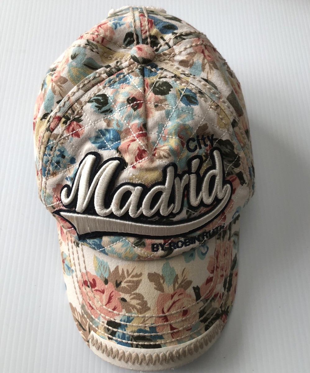 Casquette Snapback Robin Ruth Madrid - Broderie Fleurs Multicolore - Neuve