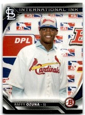 2016 Bowman International Ink Raffy Ozuna St. Louis Cardinals #II-RO