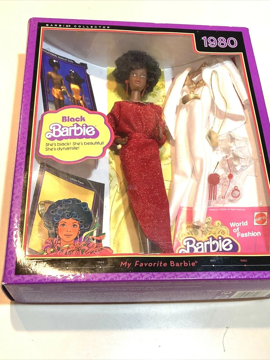 My Favorite Barbie Black Barbie Doll Vintage Reproduction 1980