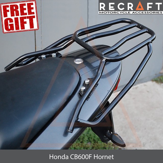 Motorcycle luggage rear rack reinforced for Honda CB600F + GIFT