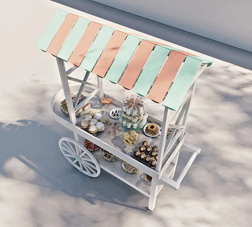 Digital PDF plans: Candy Cart / Catering party table / step-by-step instructions - Picture 8 of 11