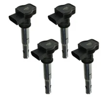 4x NEW "NGK" COILS Ignition Coil PACK Kit For AUDI and VW VERiFy PART#07K905715G