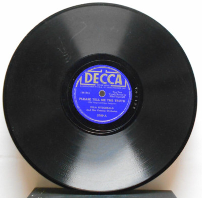 Please Tell Me the Truth/Billy/Ella Fitzgerald (10'', 78 rpm, Decca, 2769)