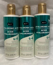 3 PACK b-pure Hyaluronic Acid Infused Hydrating Body Lotion w/ B3 & E , 8 oz ea
