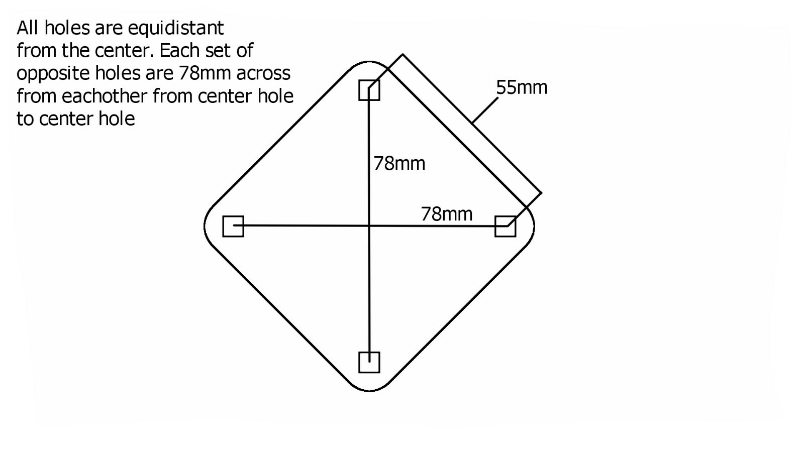 3D Printed Black Bass Drum Cover Plate for Vintage Ludwig Classic