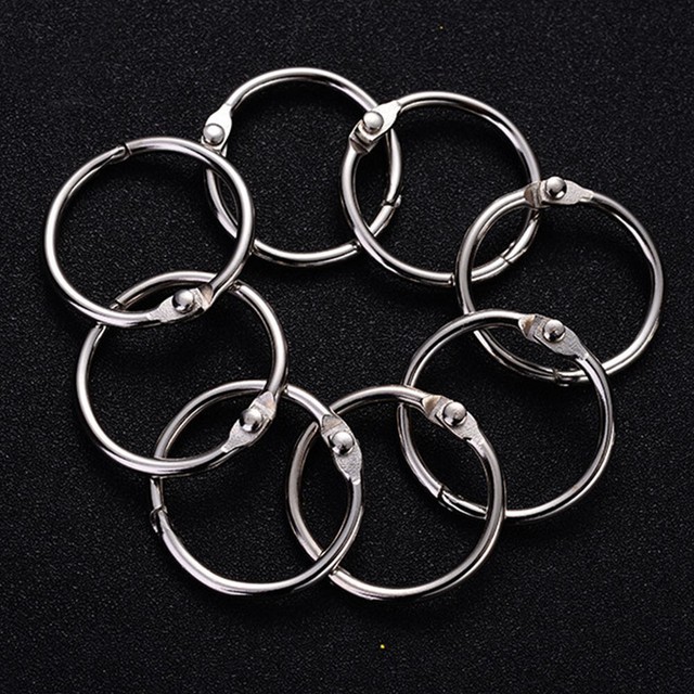 1020 Metal Hinged Ring Book Photo Album Split Keyring Scrapbook eBay