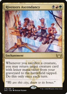 Magic the Gathering (mtg): SNC: Riveteers Ascendancy - Rare - Foil