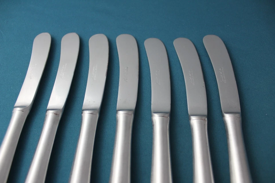 7 件晚餐刀空心至尊餐具 SCC 毛巾自由铃铛缎面日本 8 3/8 — 第 3/4 张图片