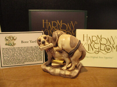 Harmony Kingdom Bone Yard Dogs Mating UK Made Blue Box Figurine LE 500 RARE