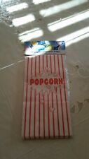 Paper Popcorn Treat Bags Kids Birthday Party Circus Carnival Theater 10 Bags