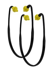 2 PACK EAR PLUGS NECK BAND SHOOTING FIRING RANGE HEARING NOISE SOUND PROTECTION