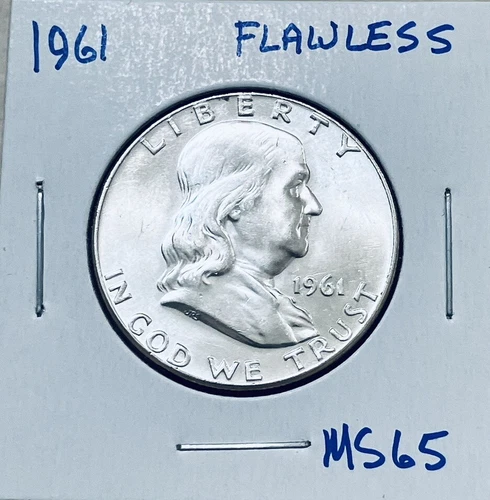 1961 franklin half dollar Gem BU Flawless It’s A Beauty