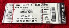 Matchbox 20 & Goo Goo Dolls Concert 2013 Full Ticket Stub St Louis Verizon