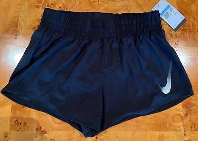 Nike Women's NK One Swoosh HBR Dri-FIT Mid-Rise Brief-Lined Shorts