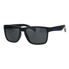 KUSH Sunglasses Mens Matte Black Square Rectangular Frame UV 400