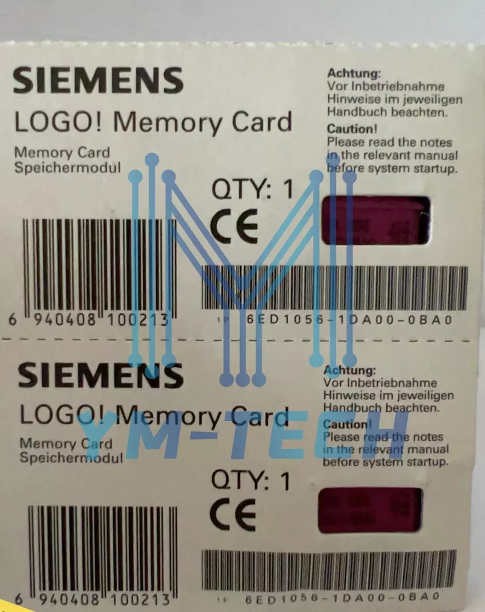 Siemens, 6ED1056-1DA00-0BA0, Logo Memory Card PLC Processor