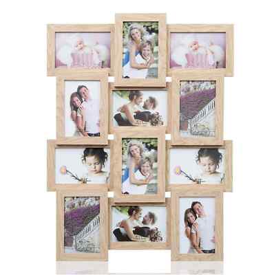 Multi Bild Bilderrahmen MDF 12 Collage Blende Wanddekor 4X6 Zoll