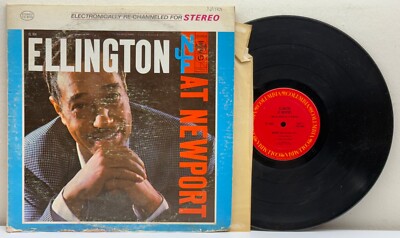 1957 Duke Ellington  At Newport  Orchestra Vinyl CS 8648 Columbia Jazz Festival