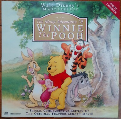 The Many ADVENTURES of WINNIE The POOH Laserdisc Walt Disney LD | eBay