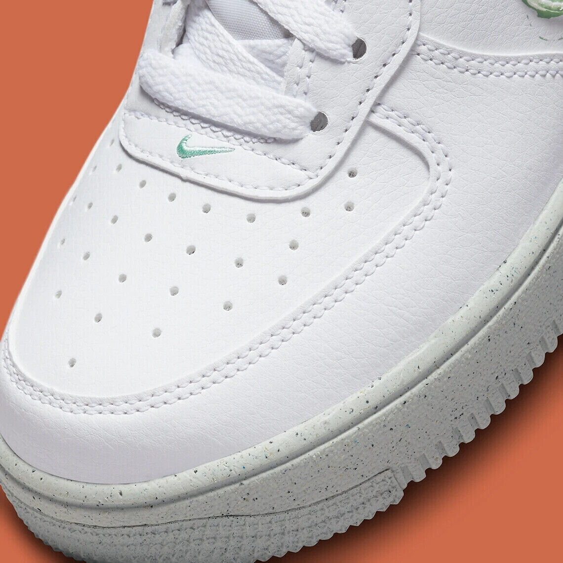 Nike Air Force 1 Crater GS Womens Size 8.5 White Green AF1 DX3067
