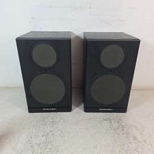 Mordaunt Short Bookshelf Speakers MS 5.10 Pair Hi-Fi Stereo 8 Ohm Black Vintage